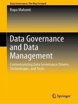 cover image of Data Governance and Data Management